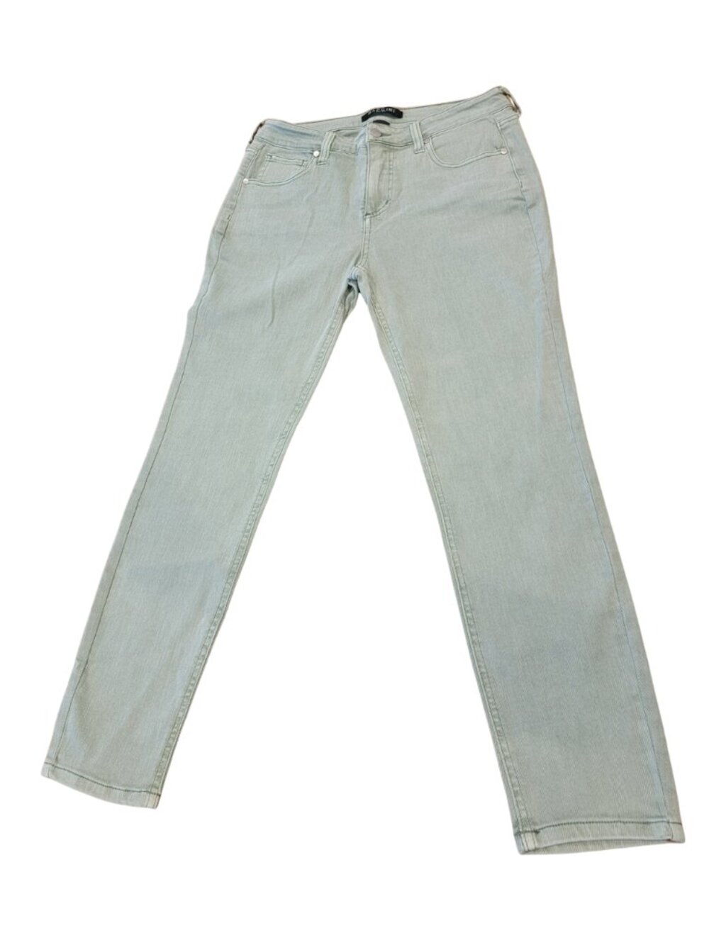 Baccini Sage Green Straight Leg Slim fit Denim Jeans